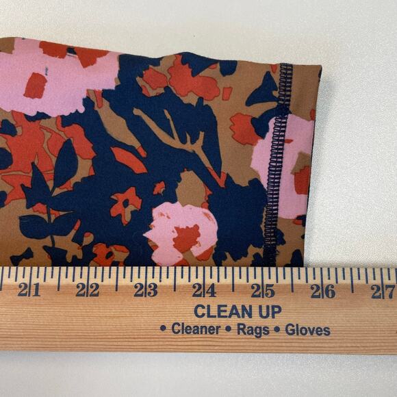 Prana Kimble 7/8 Leggings Small Nordic Pink Wildflower Floral Print - Picture 7 of 7